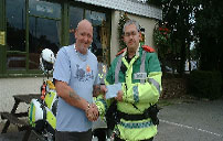 Donation from the Red Lion Pub, Stubbington.  Image courtesy of The News